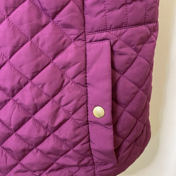 Talbots Fleece Jacket in Rich Purple - Picture 6 of 11